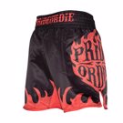 Pride Or Die flames MMA Shorts - Black